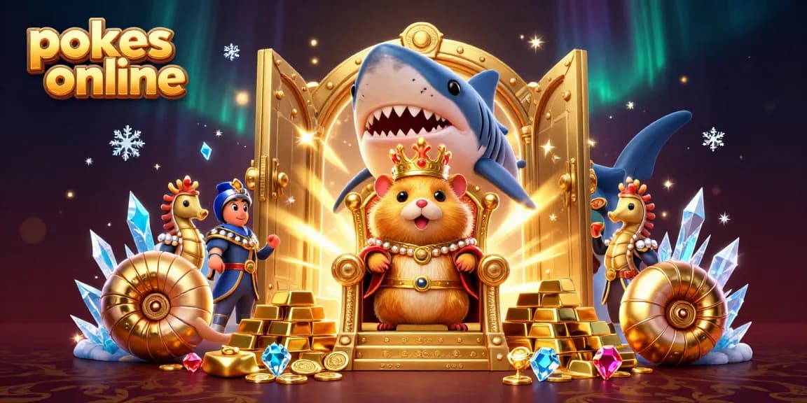 Win big with pokies online in this colorful illustration featuring a whimsical casino scene.