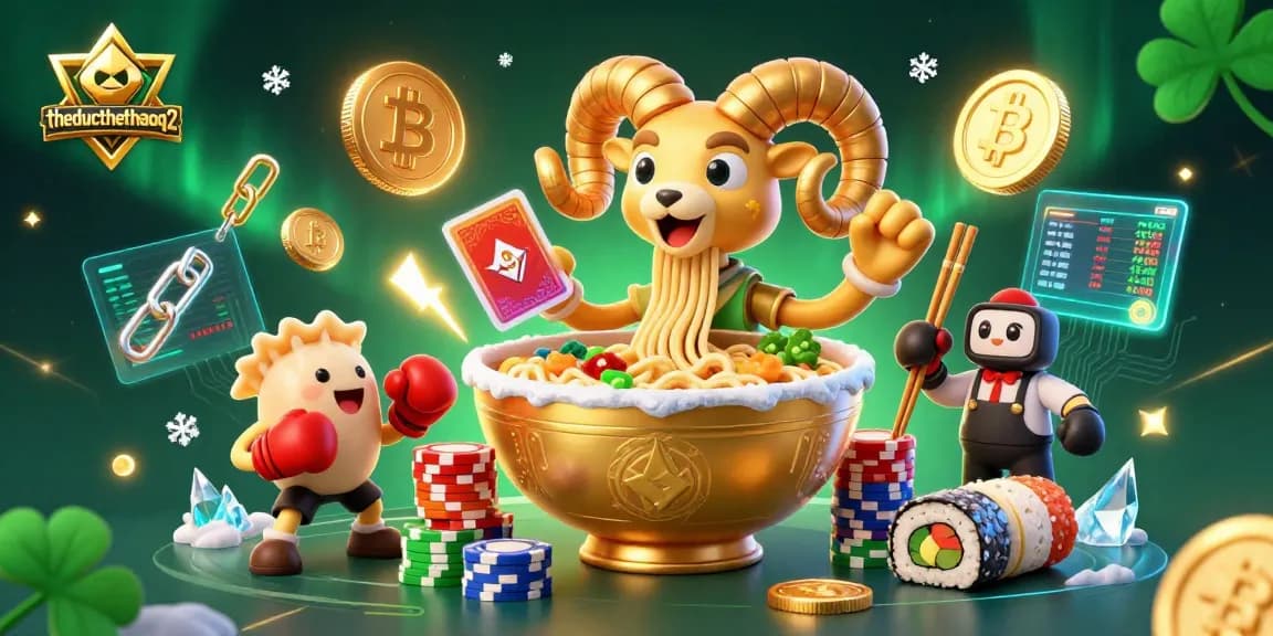Engage with theducthethaoq2 at this vibrant online casino illustration showcasing dynamic gaming elements and characters.