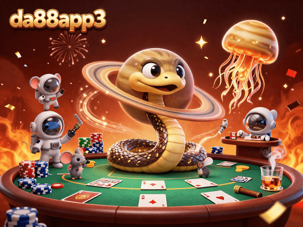 Experience thrilling bets with da88app3 amid a cosmic casino adventure.