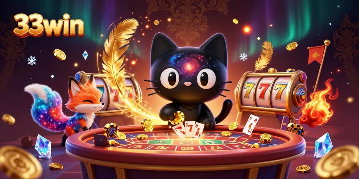 33win invites players to enjoy an immersive 3D casino experience with a cosmic twist and vibrant visuals.