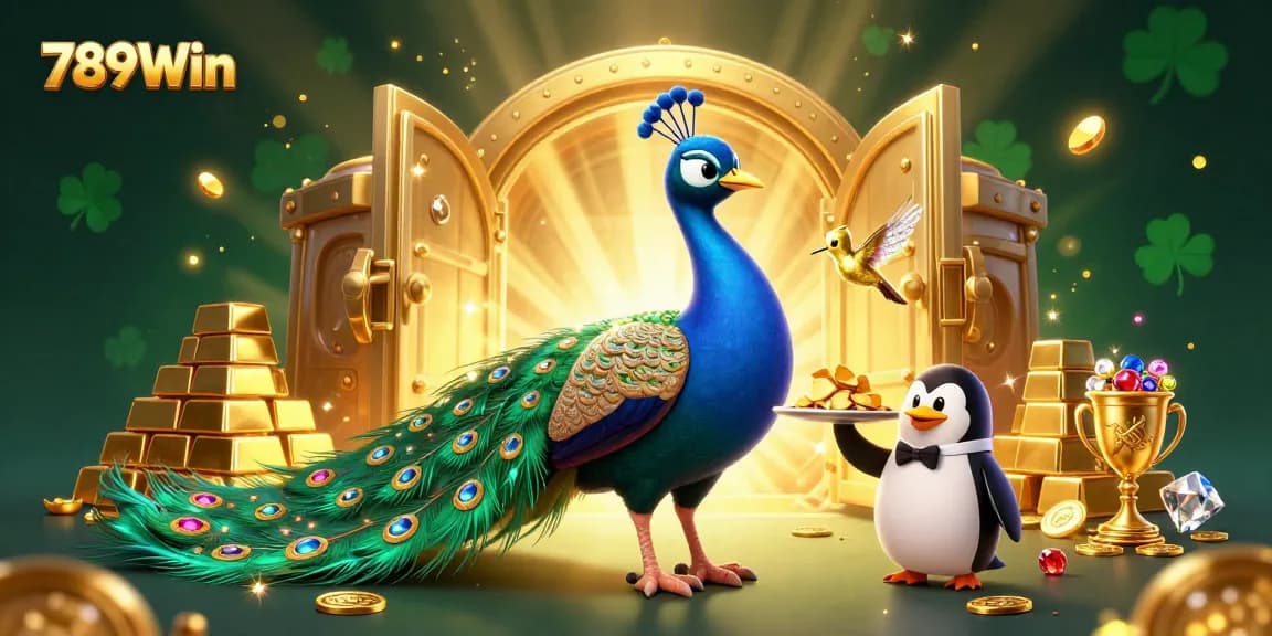 Engage in thrilling gameplay at 789Win with vibrant casino elements and stellar characters