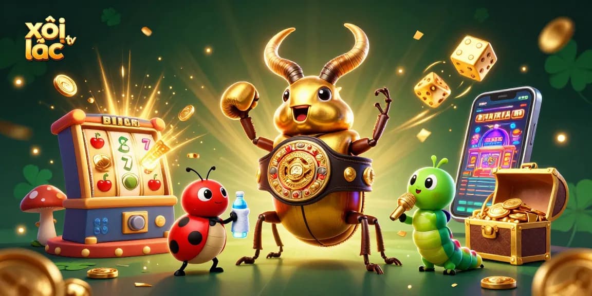 Experience dynamic gaming with xôi lạc tv in a vibrant casino atmosphere filled with riches and joy.
