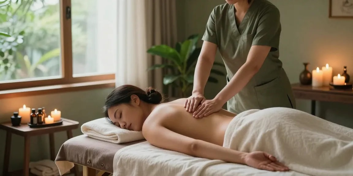 Relaxation and освежение with 의정부출장마사지 in a serene spa setting.