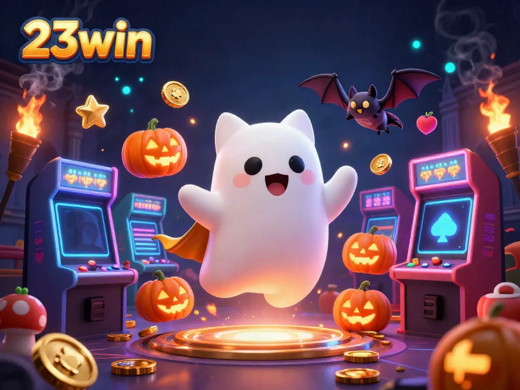 Experience the thrill of winning with 23win at a vibrant casino featuring delightful characters and games.