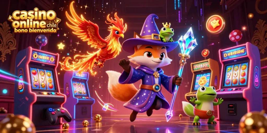Juega en los mejores casinos online Chile con bono bienvenida mientras giran los rodillos de tragamonedas.