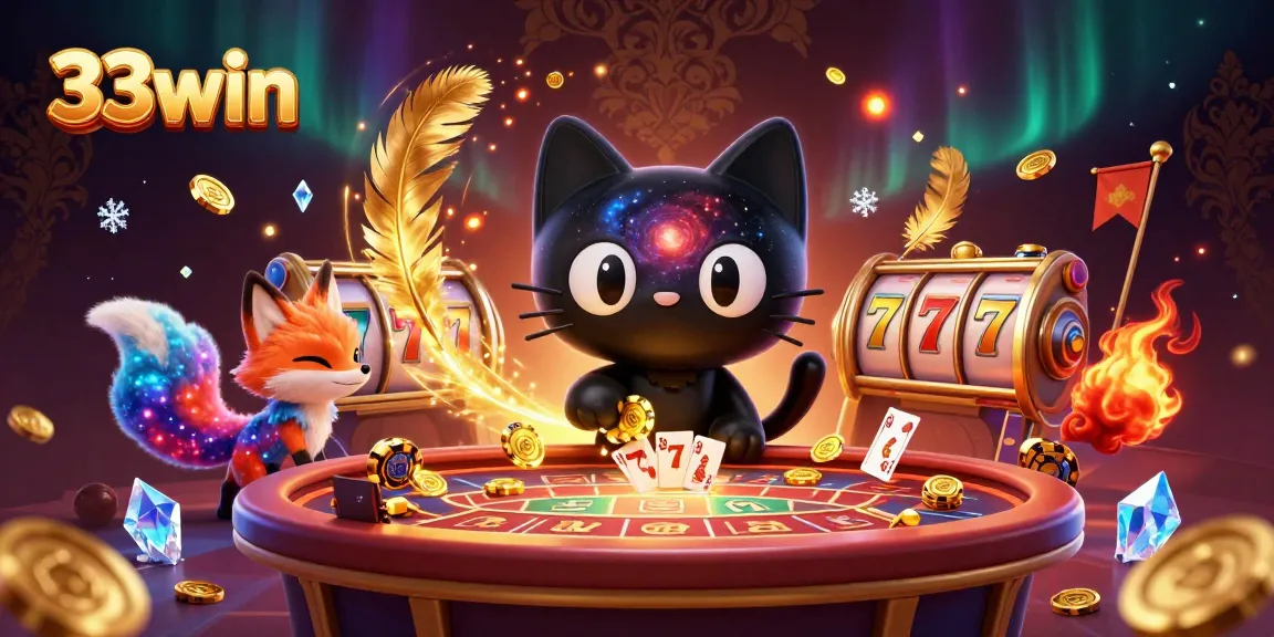 33win invites players to enjoy an immersive 3D casino experience with a cosmic twist and vibrant visuals.