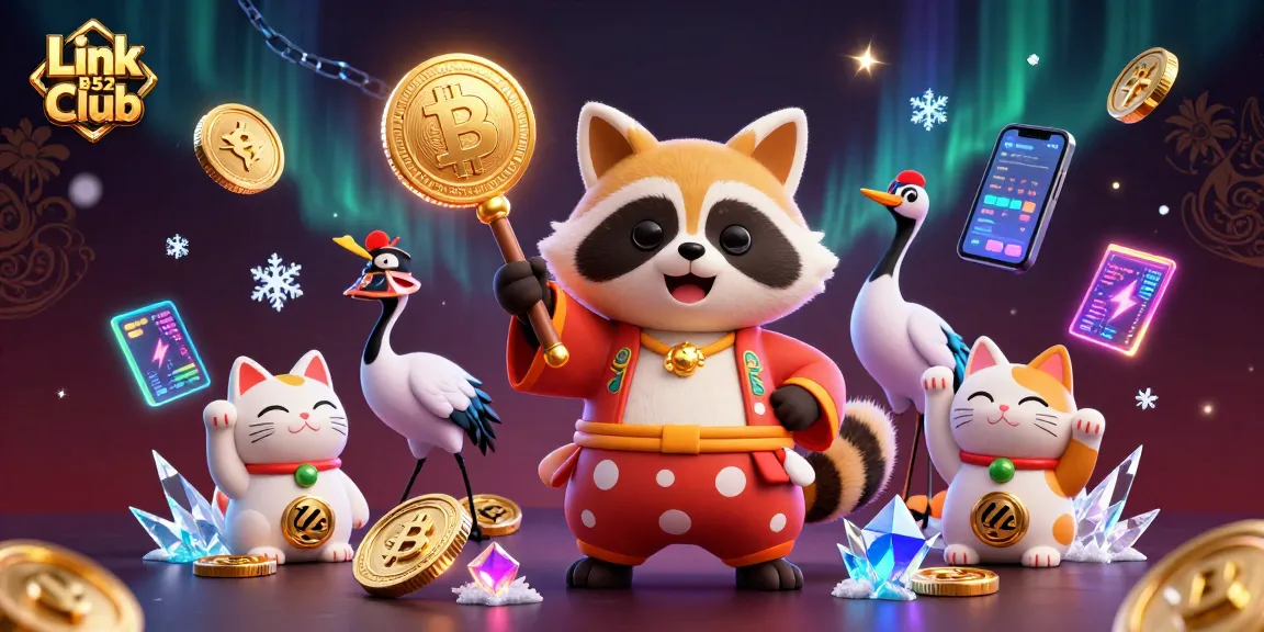 Experience the thrill of winning at Link B52 Club with vibrant characters and dynamic gameplay elements.